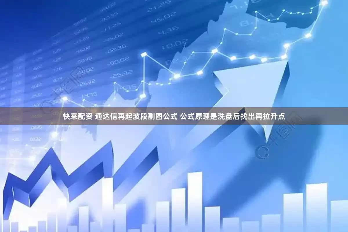 快来配资 通达信再起波段副图公式 公式原理是洗盘后找出再拉升点